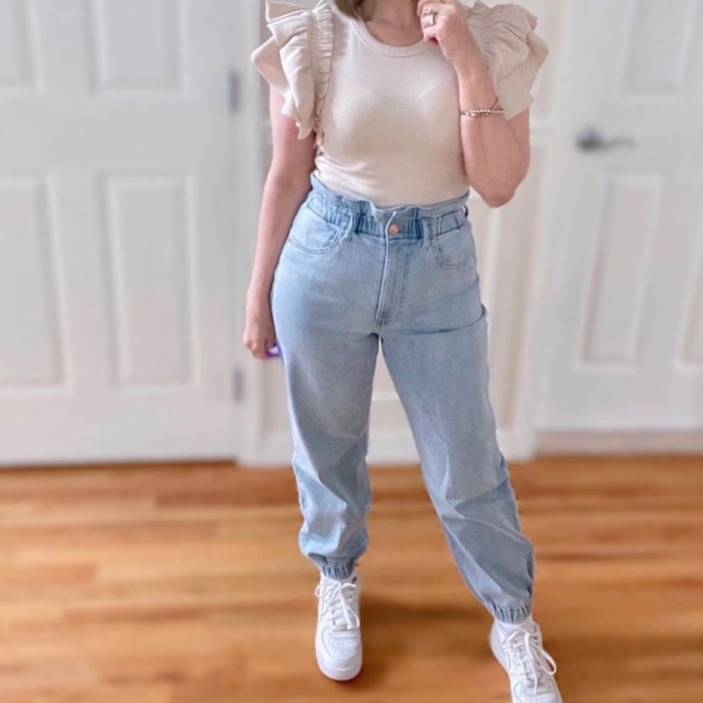 Jean joggers